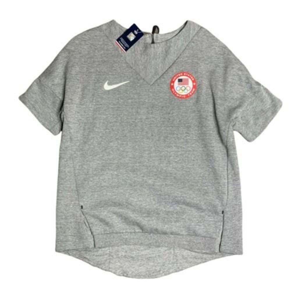 Nike Women's USA Olympic Team Tech Fleece Grey Sz Medium 807000-063 New With Tag